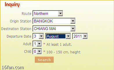 图解网上预订泰国火车票 （这些番友们在泰国乘坐了泰国火车）