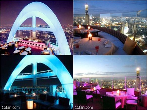 曼谷的高空景观餐厅