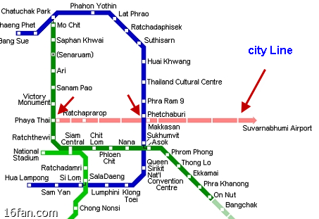 曼谷机场快线The Suvarnabhumi Airport Link(SARL)