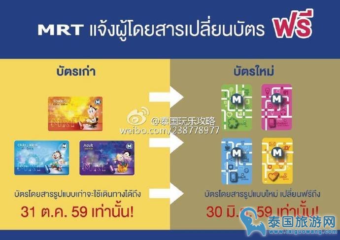 曼谷MRT下月将启用新卡，BTS、MRT未能实现一卡通