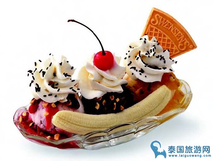 曼谷著名的好吃甜品：Swensens冰淇淋