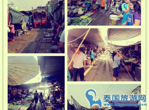 曼谷美功铁道市场 (Maeklong Railway Market)