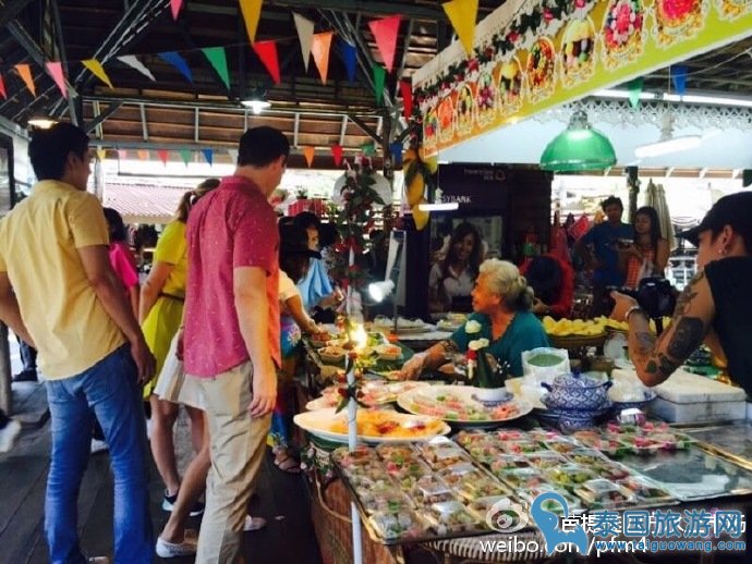 芭提雅最有名的旅游水上市场--四方水上市场