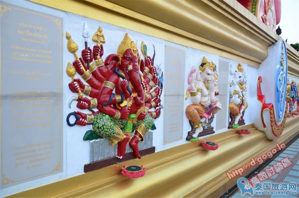 泰国签到率最高的一个特色寺庙-粉色象神庙