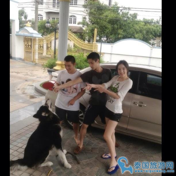 正宗白富美 泰女星Punpun家庭温馨