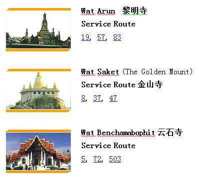 曼谷途径最多景点的公交车线路--神奇25路公车