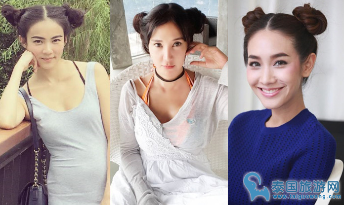 泰国女星霜丸子头,谁更hold得住哪吒造型!