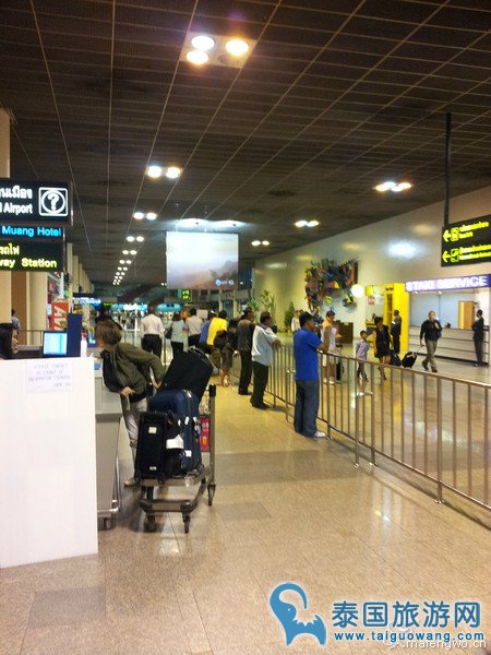 曼谷廊曼机场内部地图(平面图)和内部结构实拍