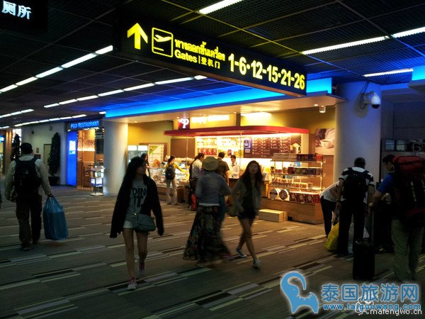 曼谷廊曼机场内部地图(平面图)和内部结构实拍