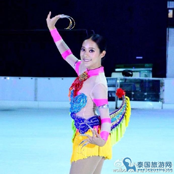 泰国女星tuptim代表泰国出征亚洲花样滑冰大赛