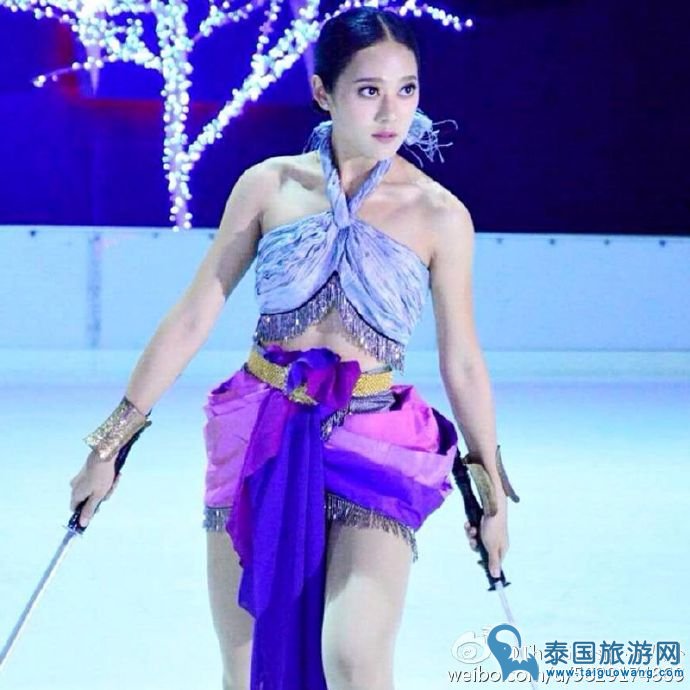 泰国女星tuptim代表泰国出征亚洲花样滑冰大赛