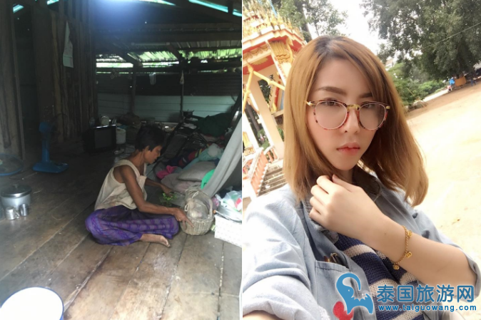泰国女模经历全裸小三视频后给贫困者送钱弥补过错