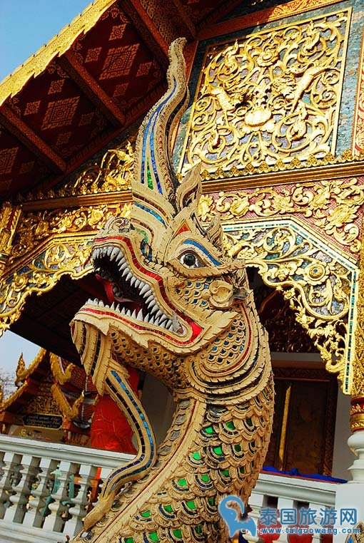 清迈香火最旺的寺庙--帕辛寺Wat Phra Singh
