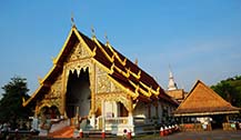 清迈香火最旺的寺庙--帕辛寺Wat Phra Singh