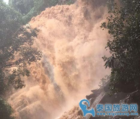 清莱28日大暴雨导致山洪暴发