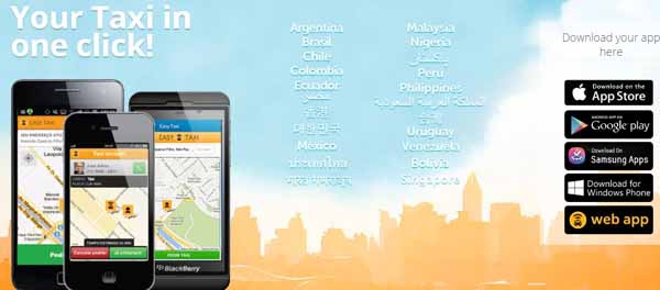 Easy Taxi手机叫计程车APP