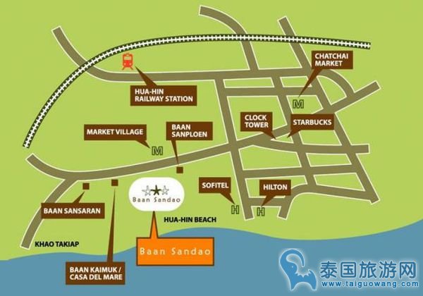 华欣火车站 周边map2