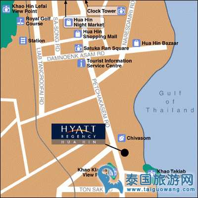 华欣凯悦Hyatt Regency Hua Hin Hotel MAP