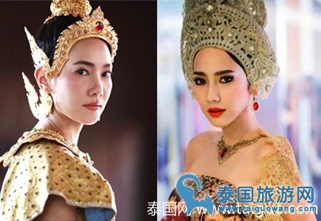 泰国两大古装美女Noon和Aum古装造型大比拼