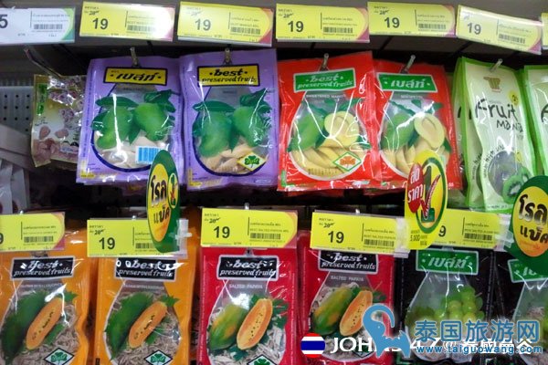 泰国曼谷Tesco Lotus连锁大型超市 23蜜饯.jpg