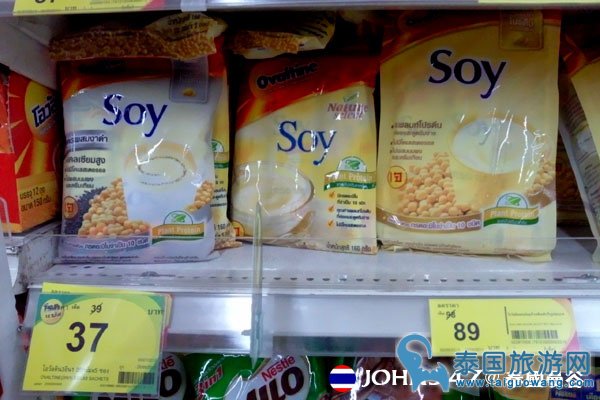 泰国曼谷Tesco Lotus连锁大型超市 18豆奶即溶包.jpg