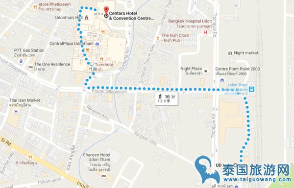 乌隆他尼UD TOWN夜市购物游记