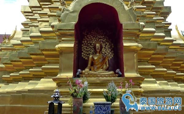 清迈最有意思的寺庙：Wat Phan On攀安寺 开在集市旁的寺庙