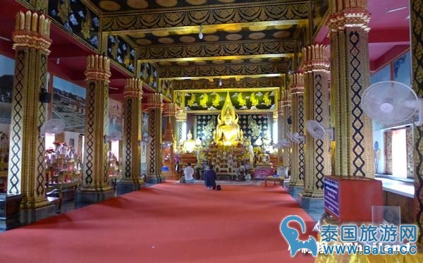 清迈最有意思的寺庙:Wat Phan On攀安寺 开在集市旁的寺庙
