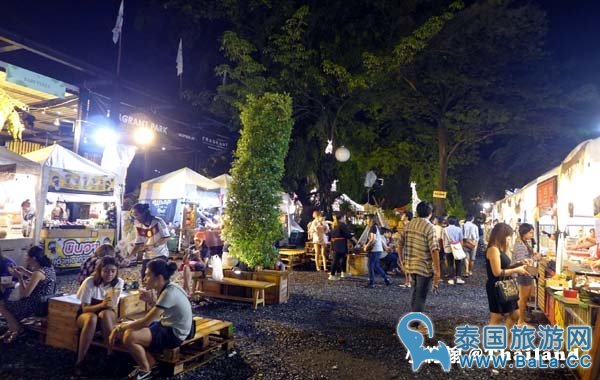 曼谷最有趣的创意夜市是哪个--TGIF Market周末文青创意市集