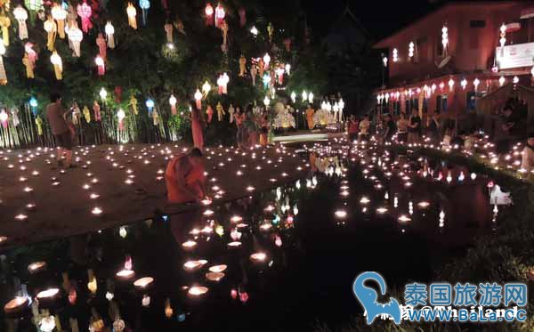 清迈盼道寺水灯节一定要去的一个景点