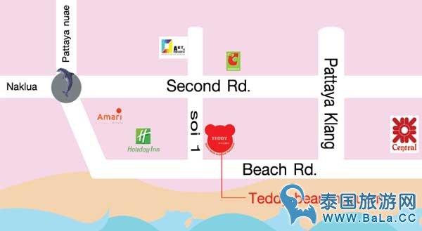 芭达雅泰迪熊博物馆Teddy Island Thailand@pattaya MAP2.jpg