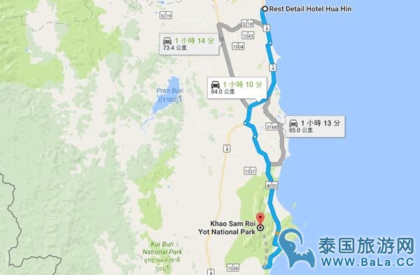 华欣著名奇特景点--帕亚那空穴中庙Phraya Nakhon Cave