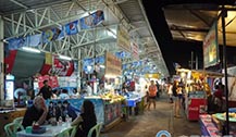 华欣当地人爱逛花园夜市Grand Night Market吃喝购