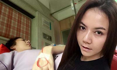 泰国性感女歌手Jah R Siam因脑血管萎缩入院