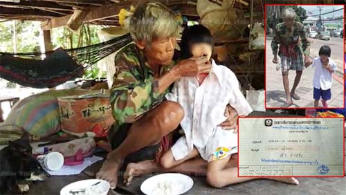 泰国著名男星Film暖心帮助贫困老人 获好评