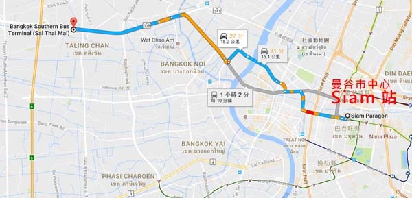 怎么到曼谷汽车南站坐车去华欣/苏梅岛和普吉岛等地