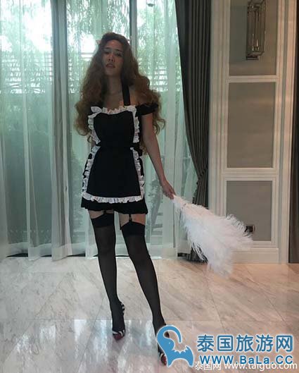 泰国Aum性感女仆造型让人把持不住啊!