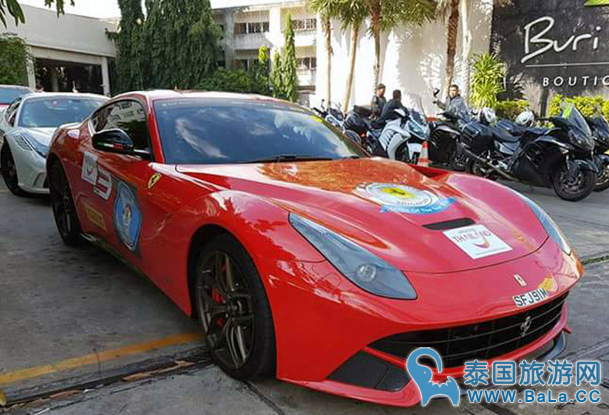 法拉利车队泰国游玩出事故 面目全非大写的心疼