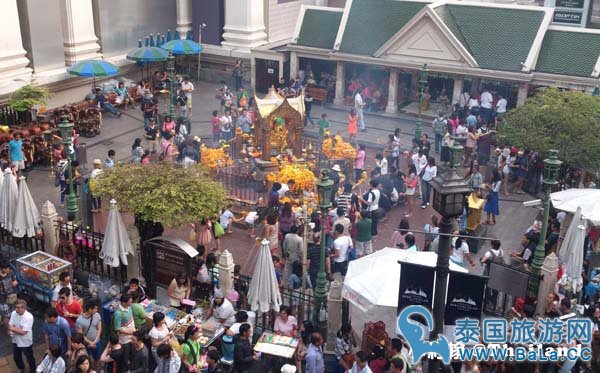 泰国曼谷跨年四面佛广场 Erawan Shrine