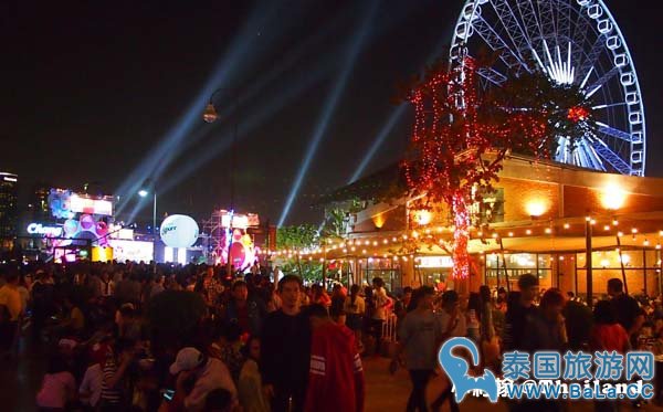 泰国曼谷跨年Asiatique the riverfront 曼谷最美河滨夜市