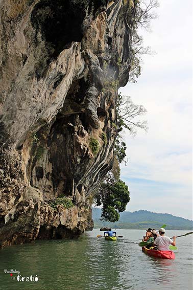 泰国喀比一定要去体验独木舟之旅