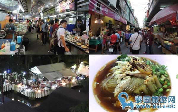 曼谷本地小夜市安努夜市On Nut小移动 便宜美食和按摩街都还在