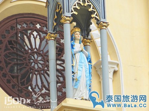 曼谷玫瑰圣母教堂 以为来到了欧洲