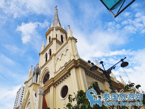 曼谷玫瑰圣母教堂 以为来到了欧洲