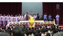 泰国诗琳通公主代表国王陛下出席朱拉隆功大学学位授予典礼