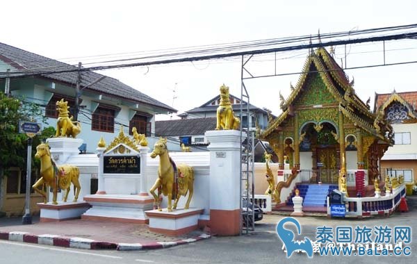 清迈古城北门附近的景点--金马寺Wat Kuan Kama 还有按摩和美食
