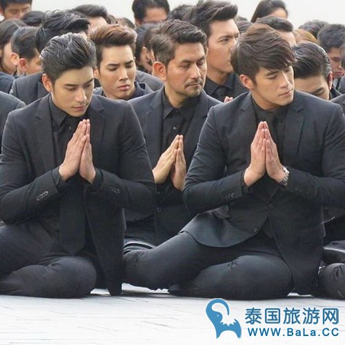 泰国众男星穿黑衣尽显端庄大气气质