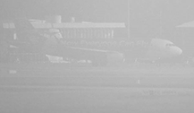 清迈大雾弥漫能见度低 但不影响飞机起降