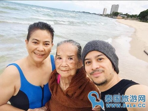 泰国娱乐圈老前辈Mansri Israngura过95岁生日 年轻态满满