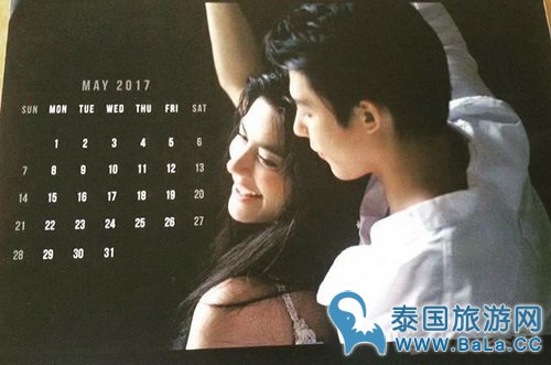 Mark和Kim合拍2017日历 这是一碗结实的狗粮